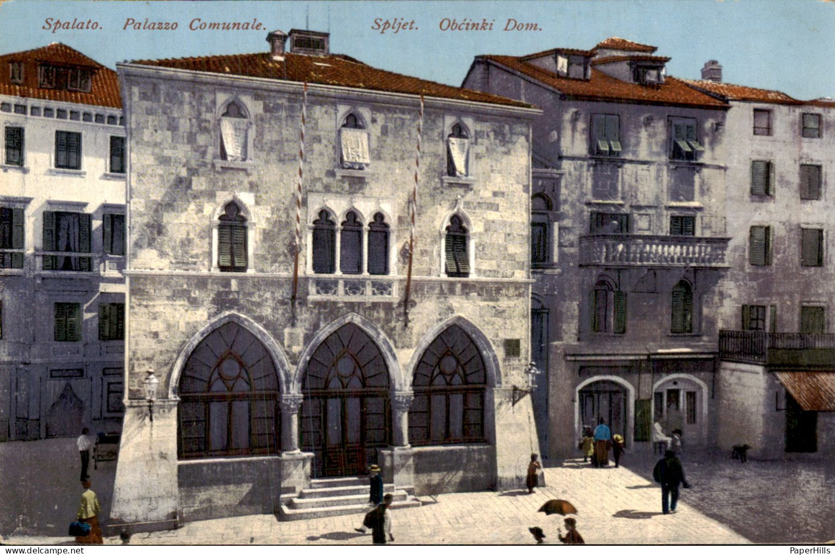 Kroatië Croatia - Spalato - Palazzo Comunale