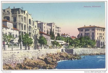 CPA CROATIE - ABBAZIA - SUDSTRAND