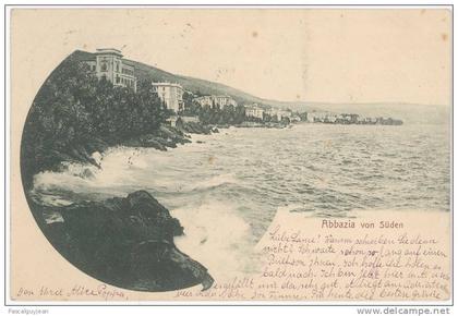 CPA CROATIE - ABBAZIA VON SUDEN