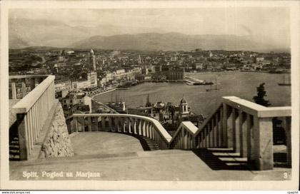 CPA Split Pogled sa Marjana Croatie Croatia