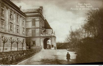 CPA Stari Zagreb Le Vieux Zagreb Pictures Of Old time Zagreb Croatie Croatia