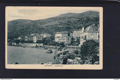 Kroatien Croatia AK Lovran Südstrand