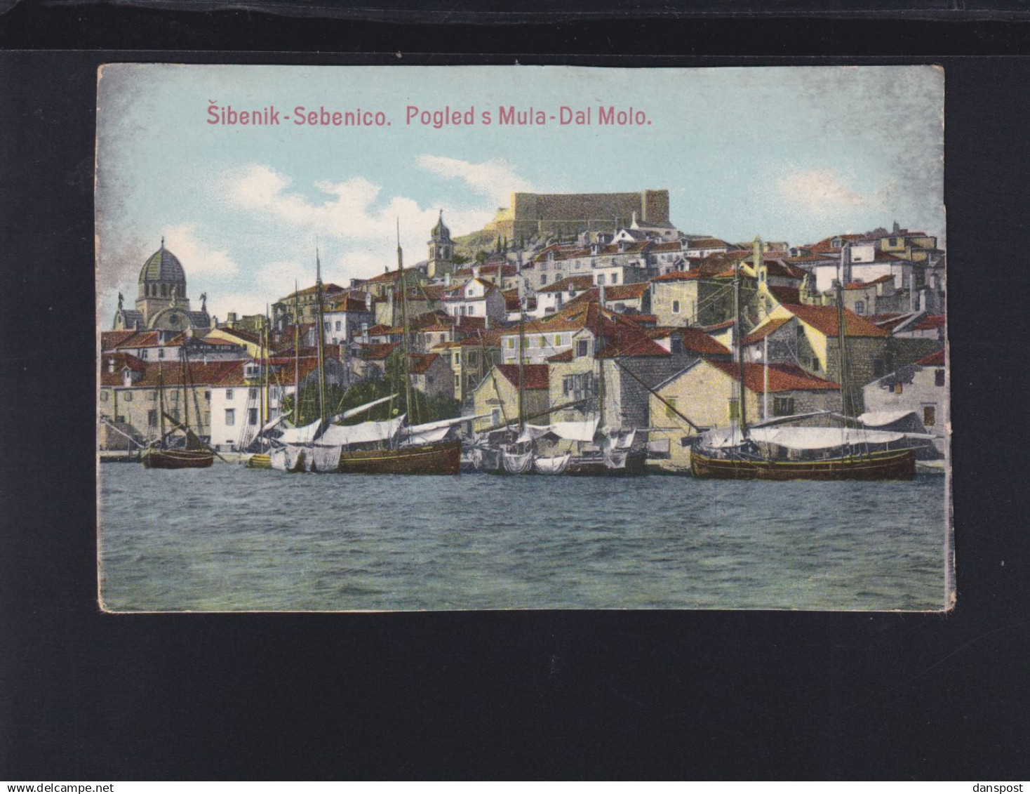 Kroatien Croatia AK Šibenik Hafen