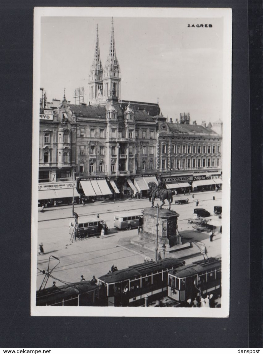 Kroatien Croatia AK Zagreb 1941