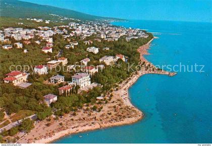 Crikvenica Kroatien Fliegeraufnahme