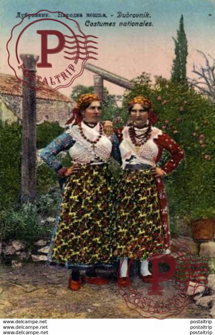 CROACIA // CROATIE. DUBROVNIK. COSTUMES NATIONALES