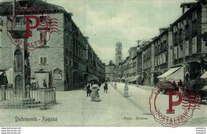 CROACIA // CROATIE. DUBROVNIK - RAGUSA. PLACA STRADON