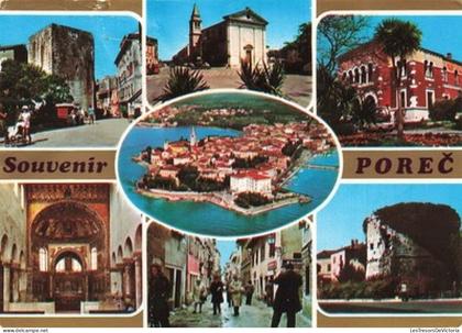 CROATIE - Porec - vues diverses - animé - ville - église - CP