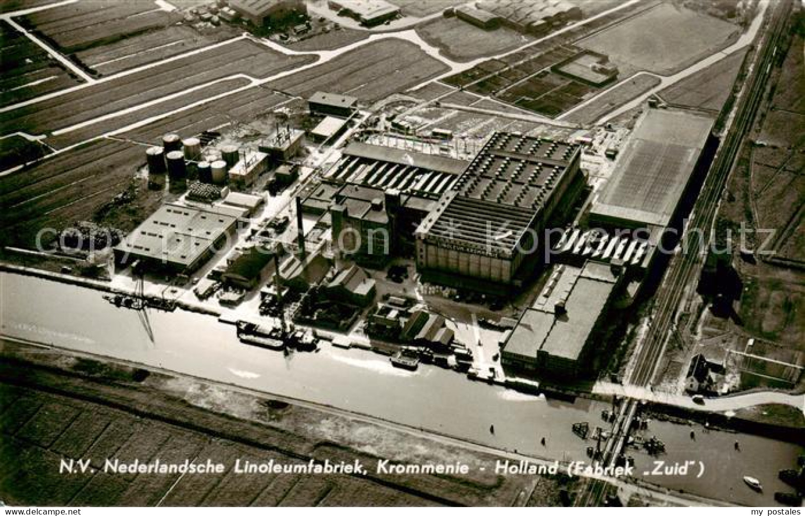 Krommenie NL Nederlandsche Linoleumfabriek Fabriek Zued