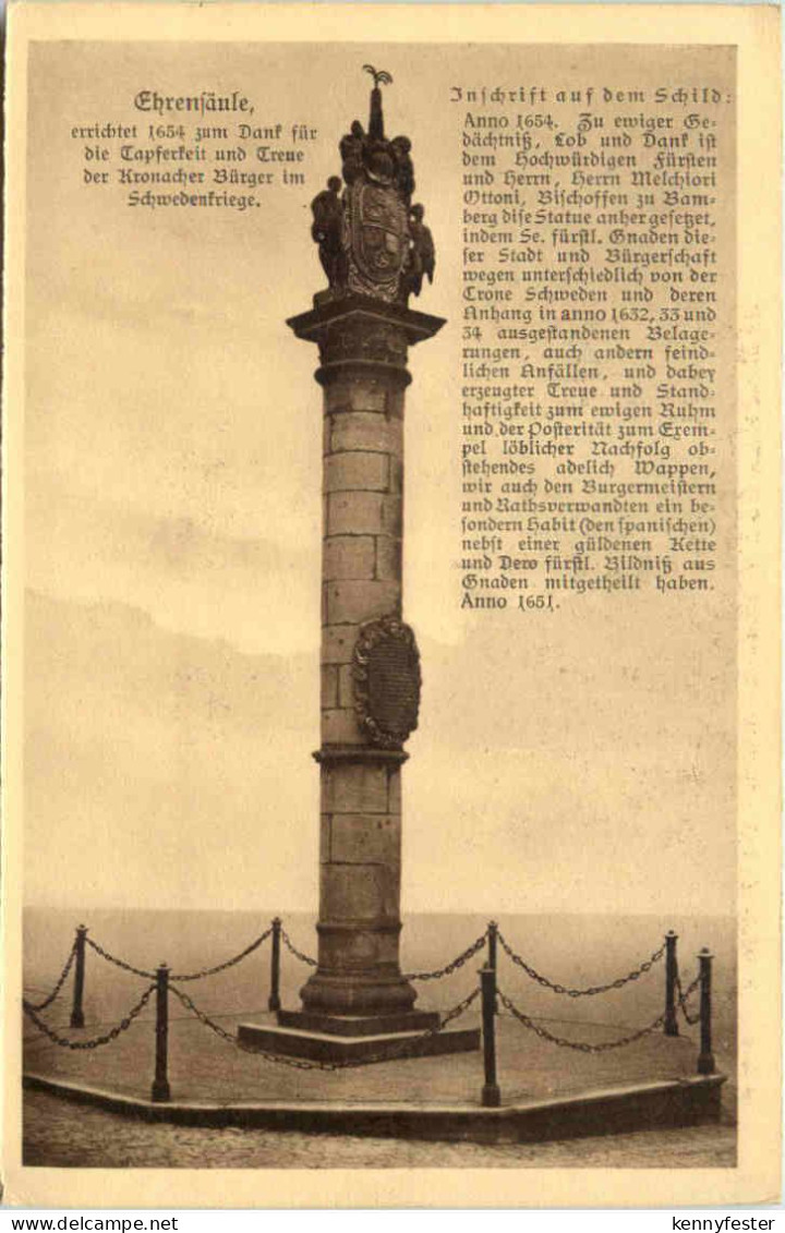 Kronach - Ehrensäule