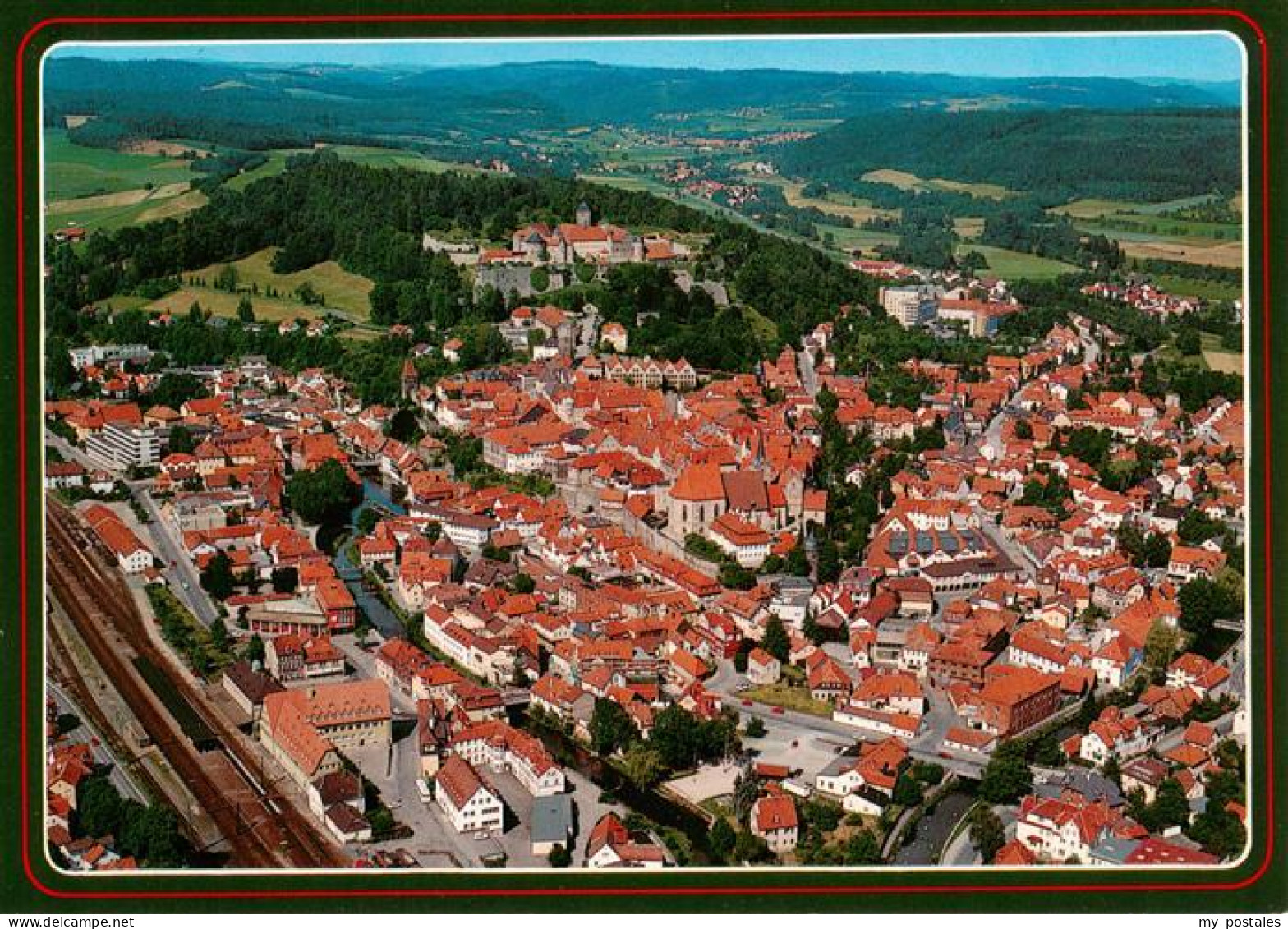 Kronach Oberfranken Fliegeraufnahme