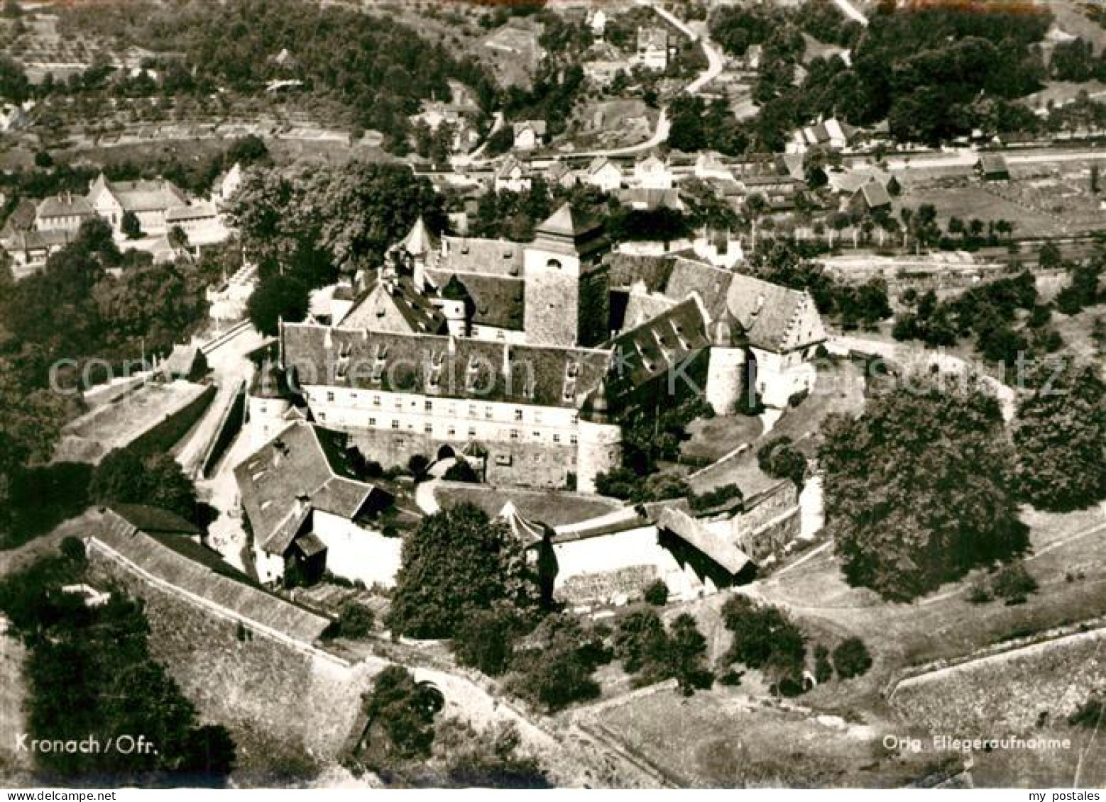 Kronach Oberfranken Fliegeraufnahme