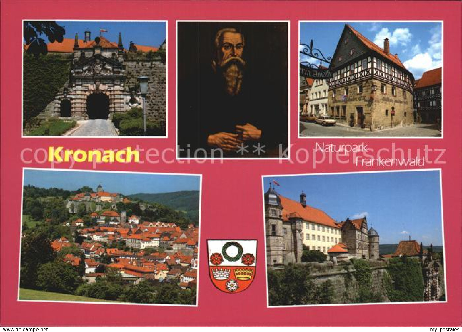 Kronach Oberfranken Stadtansicht