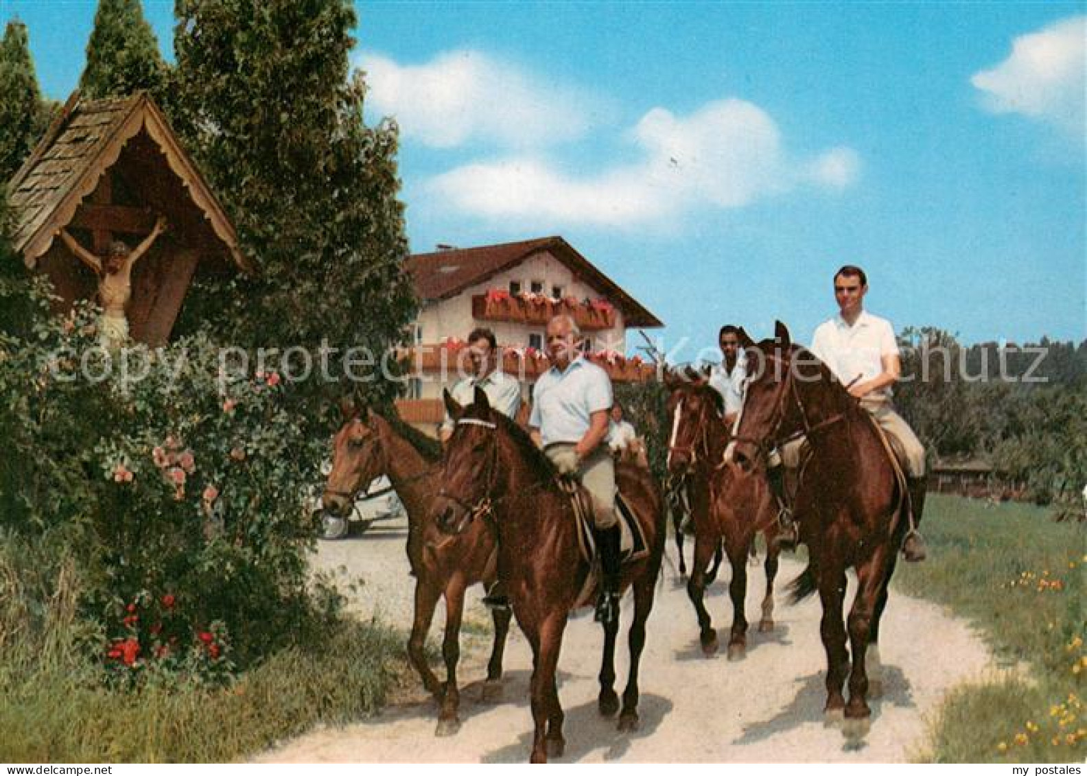 Kronberg Hoeslwang Fremdenheim Gut Kronberg Reitstall Ausritt