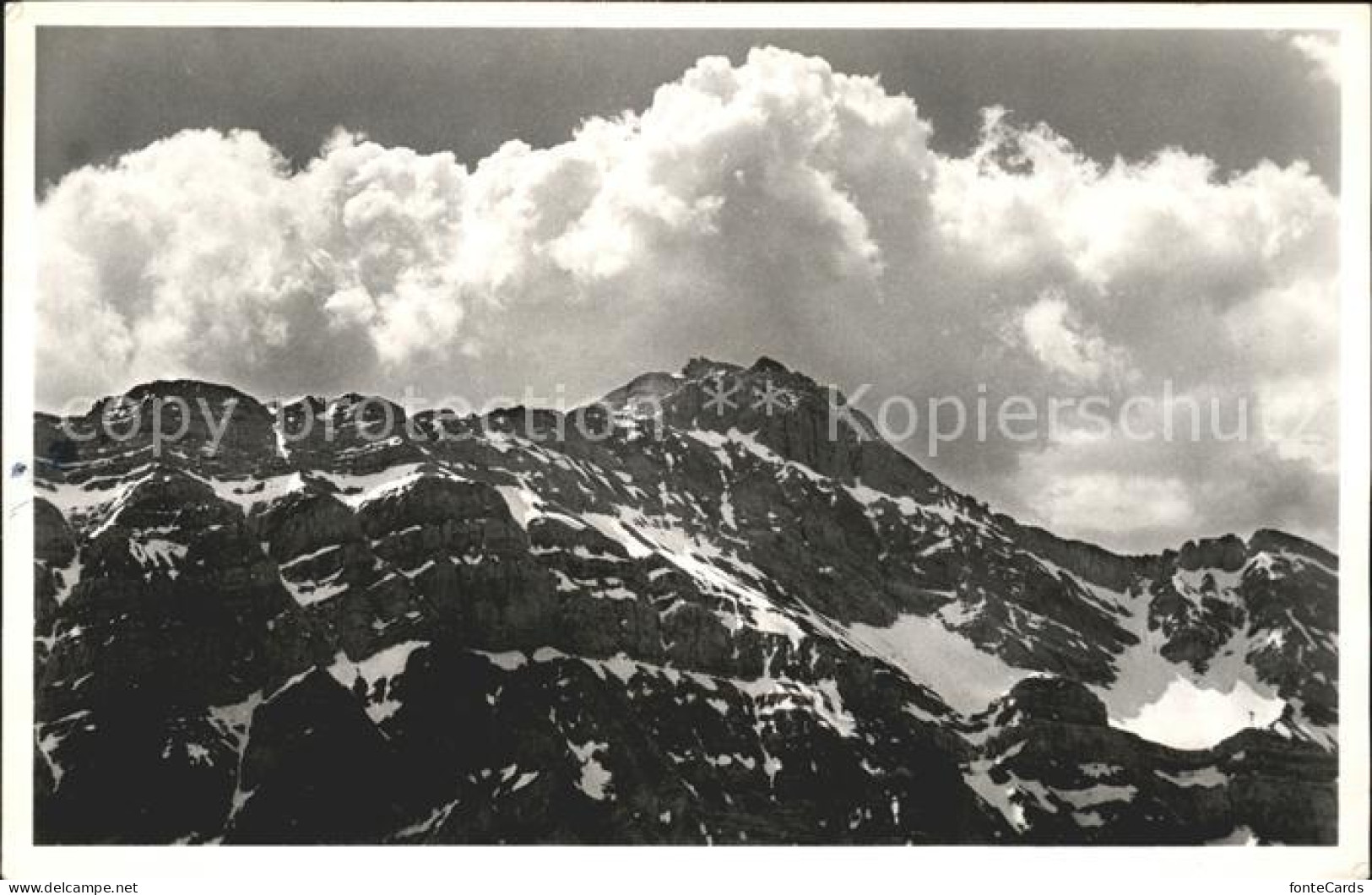 Kronberg Saentis Blick vom Gasthaus Kronberg zum Saentis