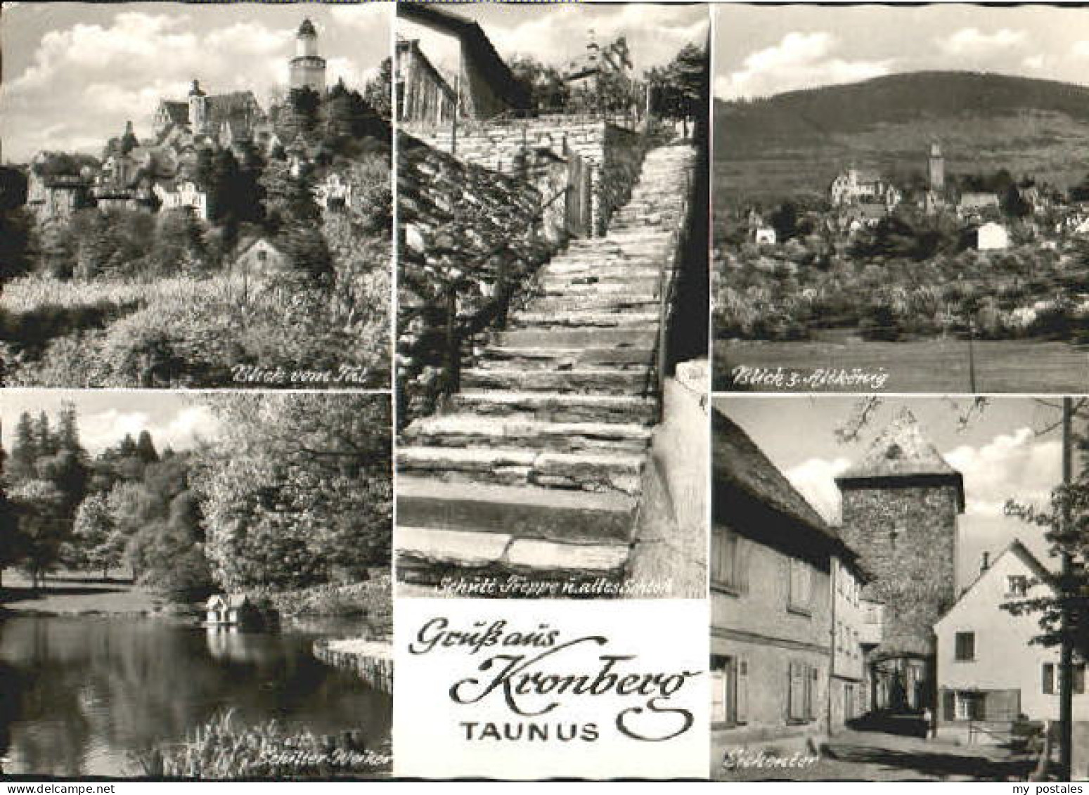Kronberg Taunus Kronberg Weiher Tor x 1950