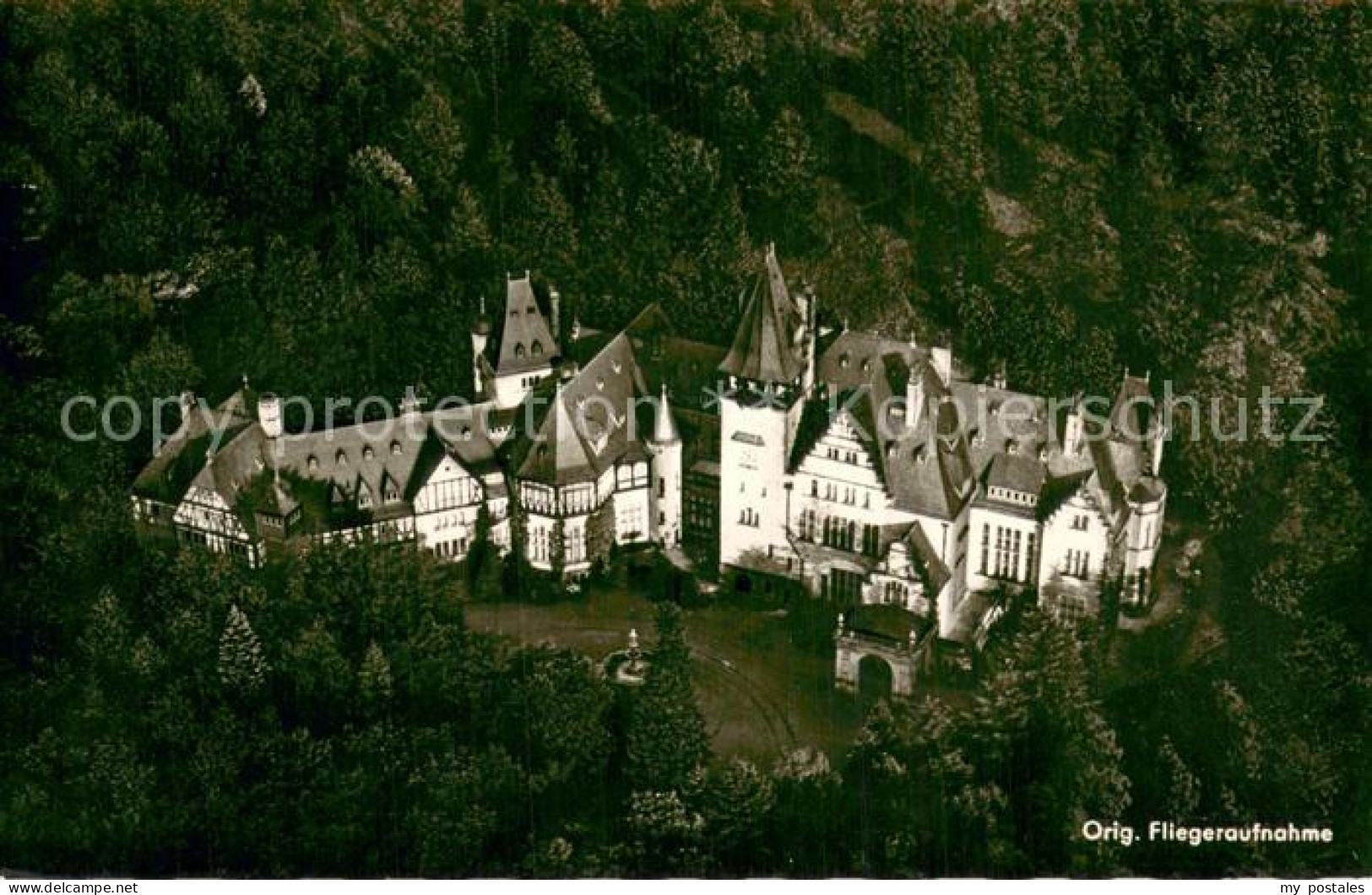 Kronberg Taunus Schlosshotel Kronberg Fliegeraufnahme