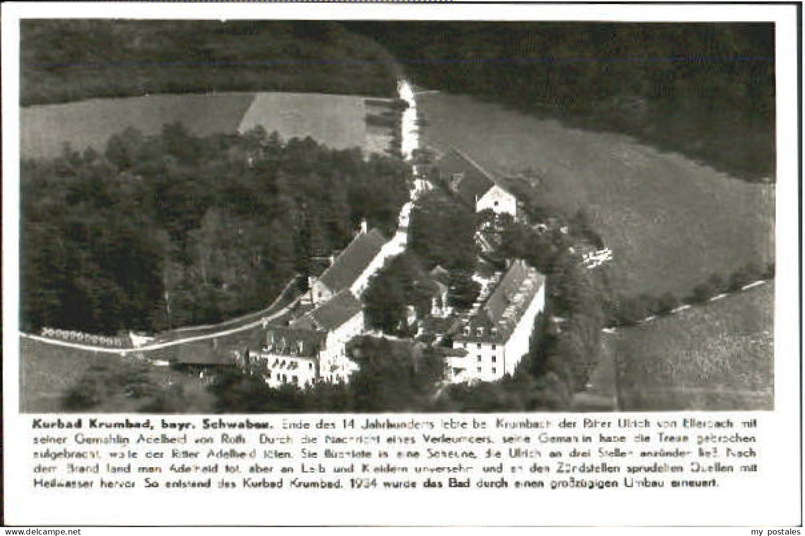 Krumbach Fliegeraufnahme x 1968