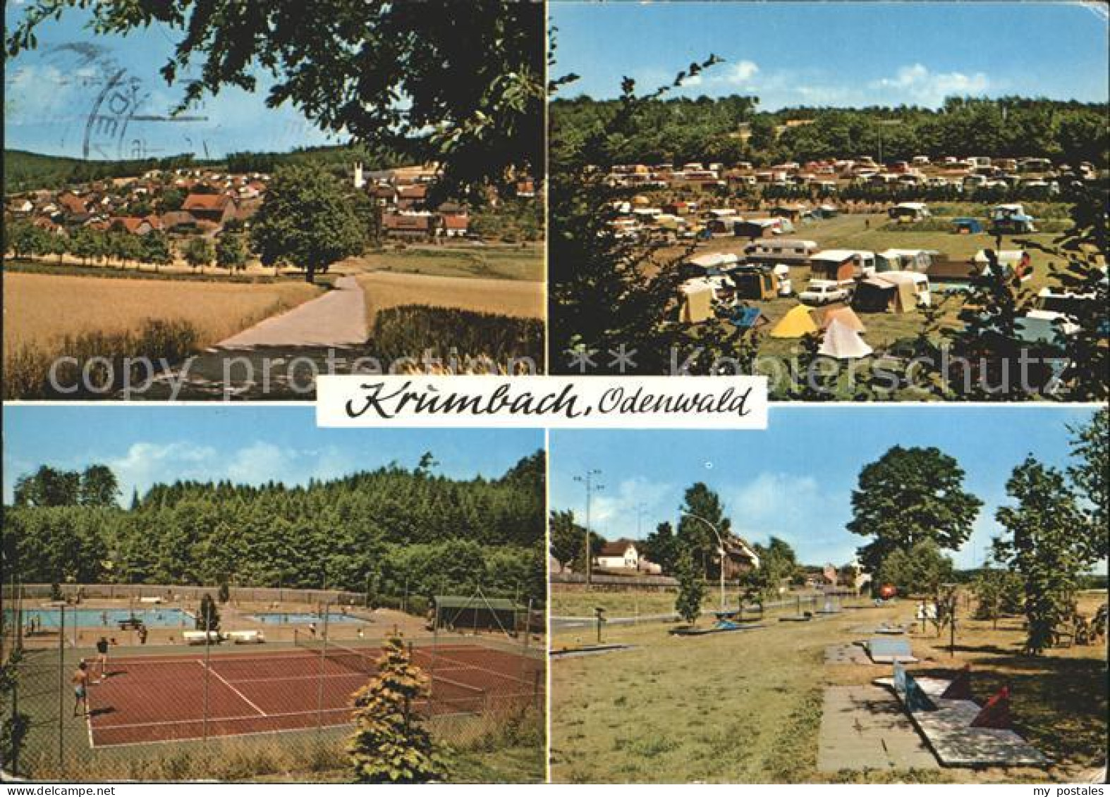 Krumbach Odenwald Camping Tennis