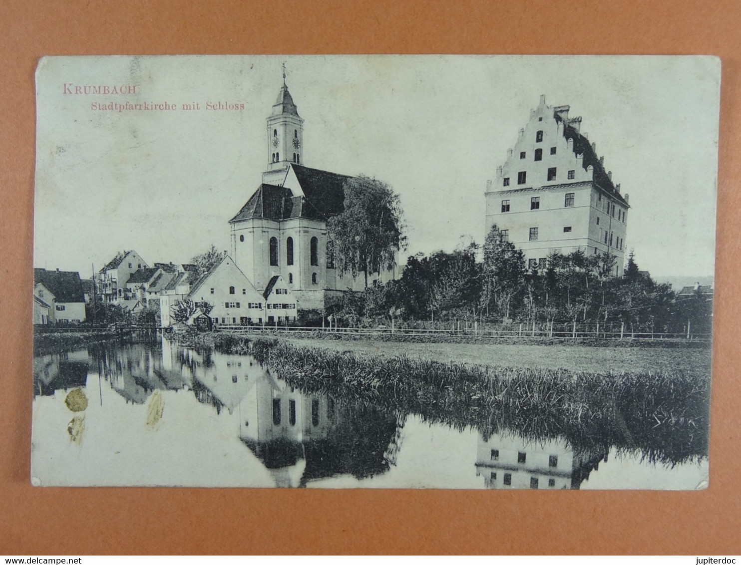 Krumbach Stadpfarrkirche mit Schloss