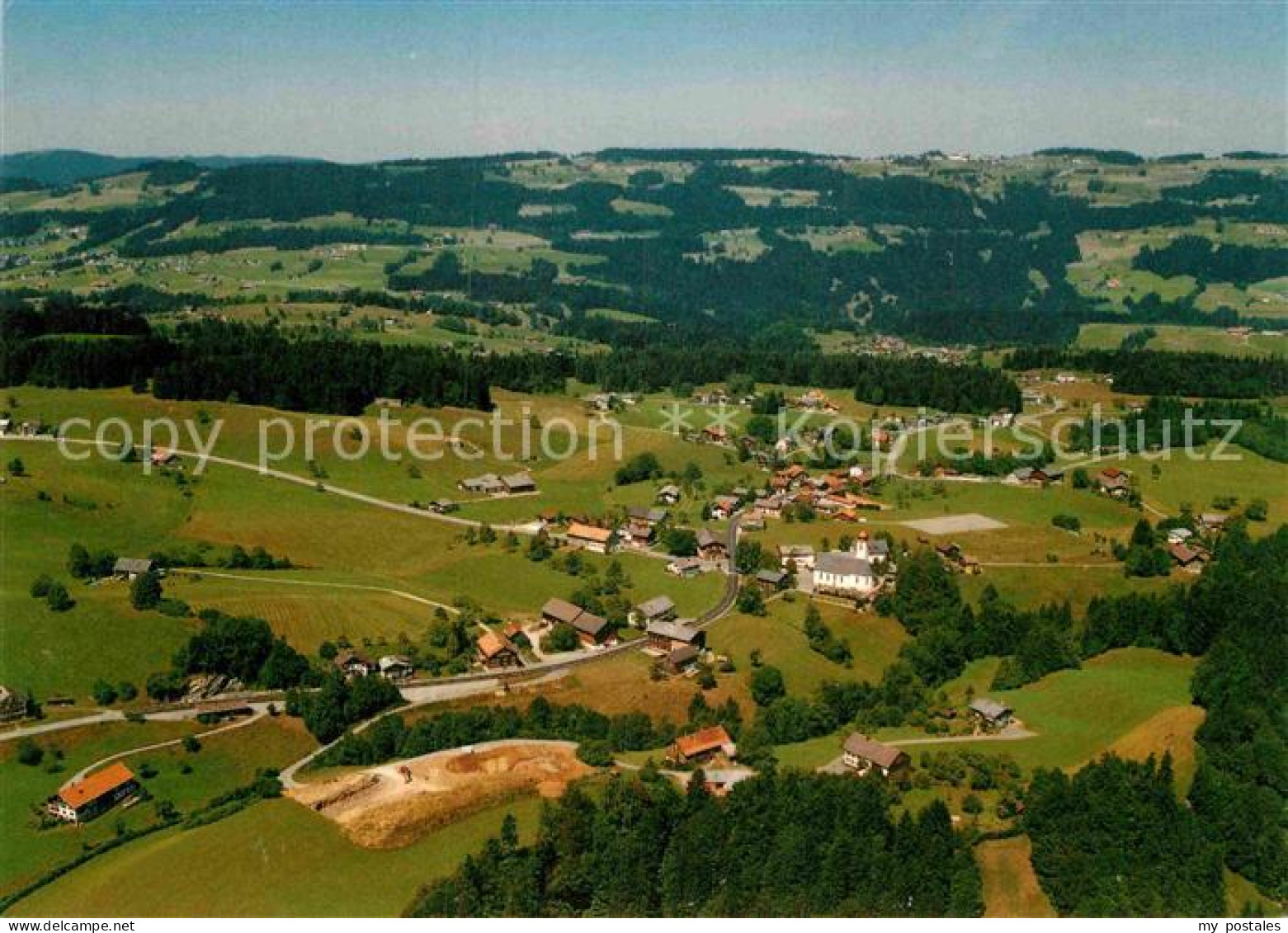 Krumbach Vorarlberg Fliegeraufnahme Linas Dorfladen