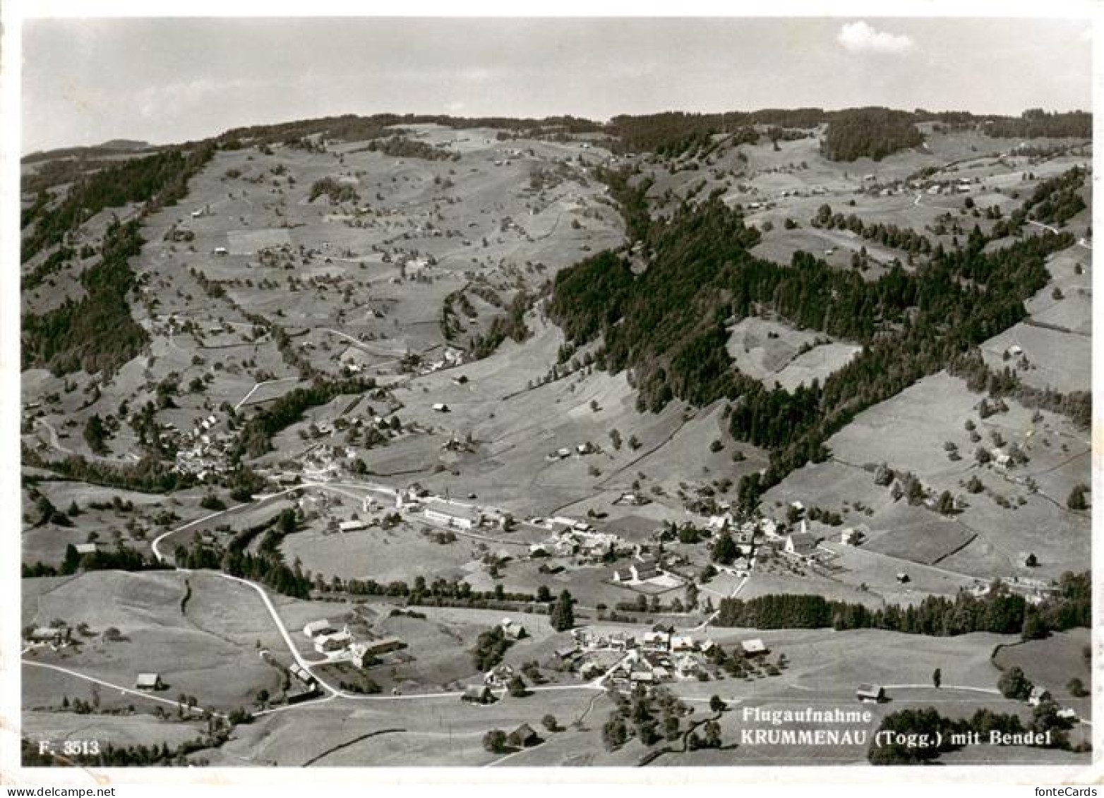 Krummenau  Toggenburg SG Fliegeraufnahme