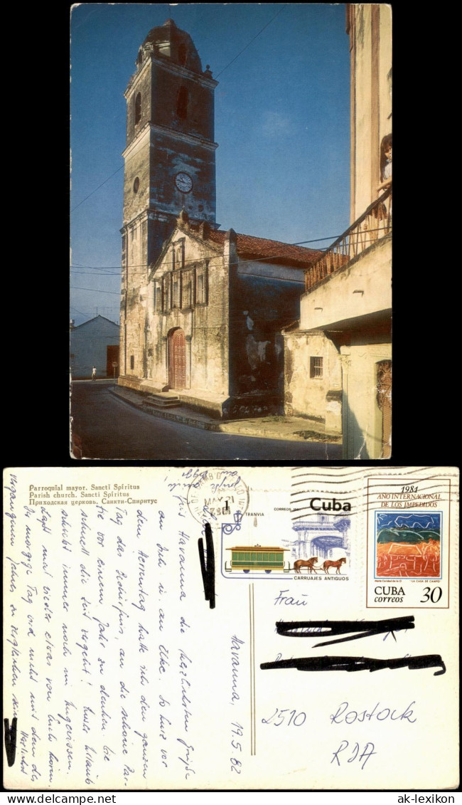 Kuba allgemein Cuba Parish church Sancti Spíritus Parroquial 1982