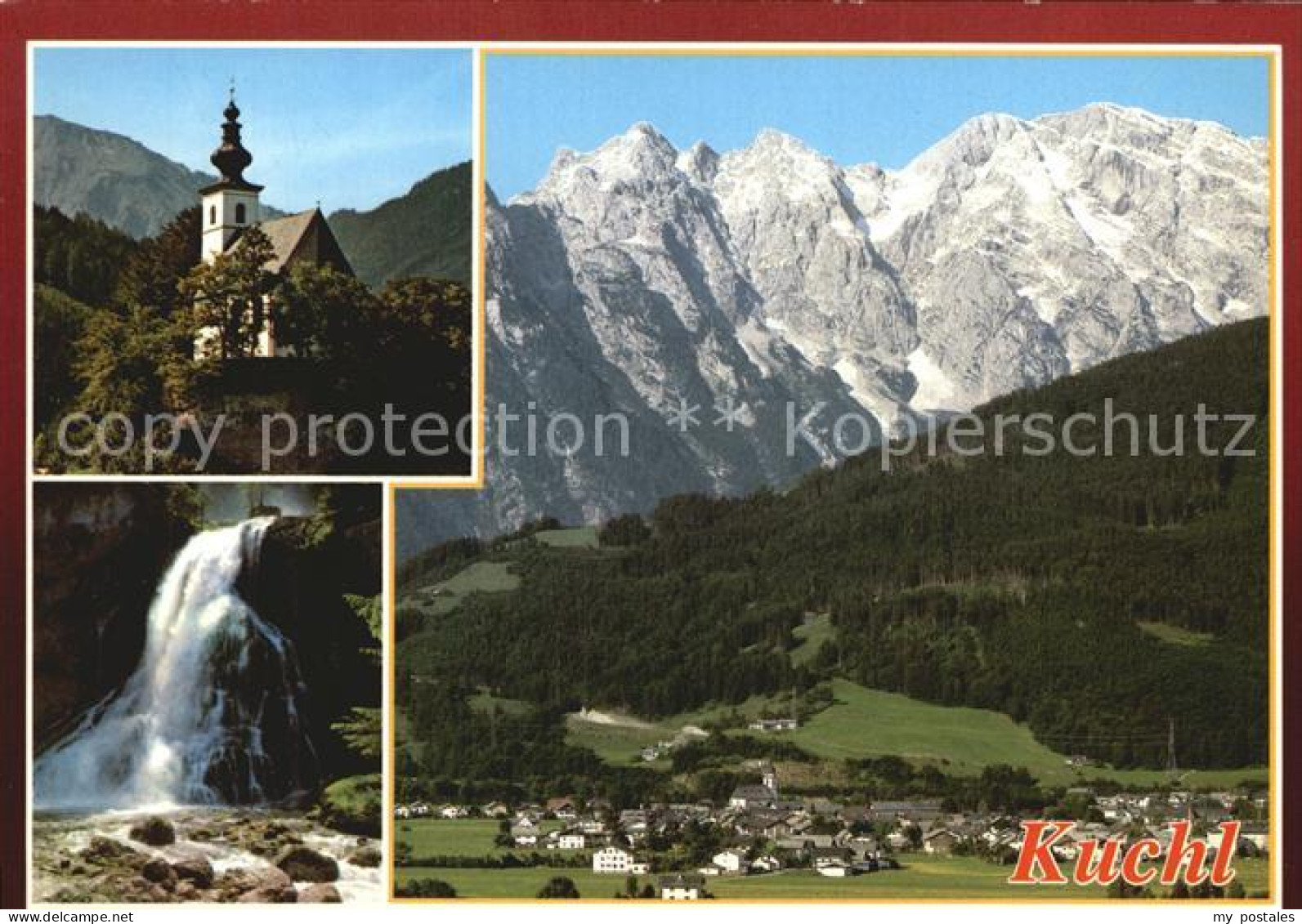 Kuchl Nikolauskirchlein Schwarzbachfall