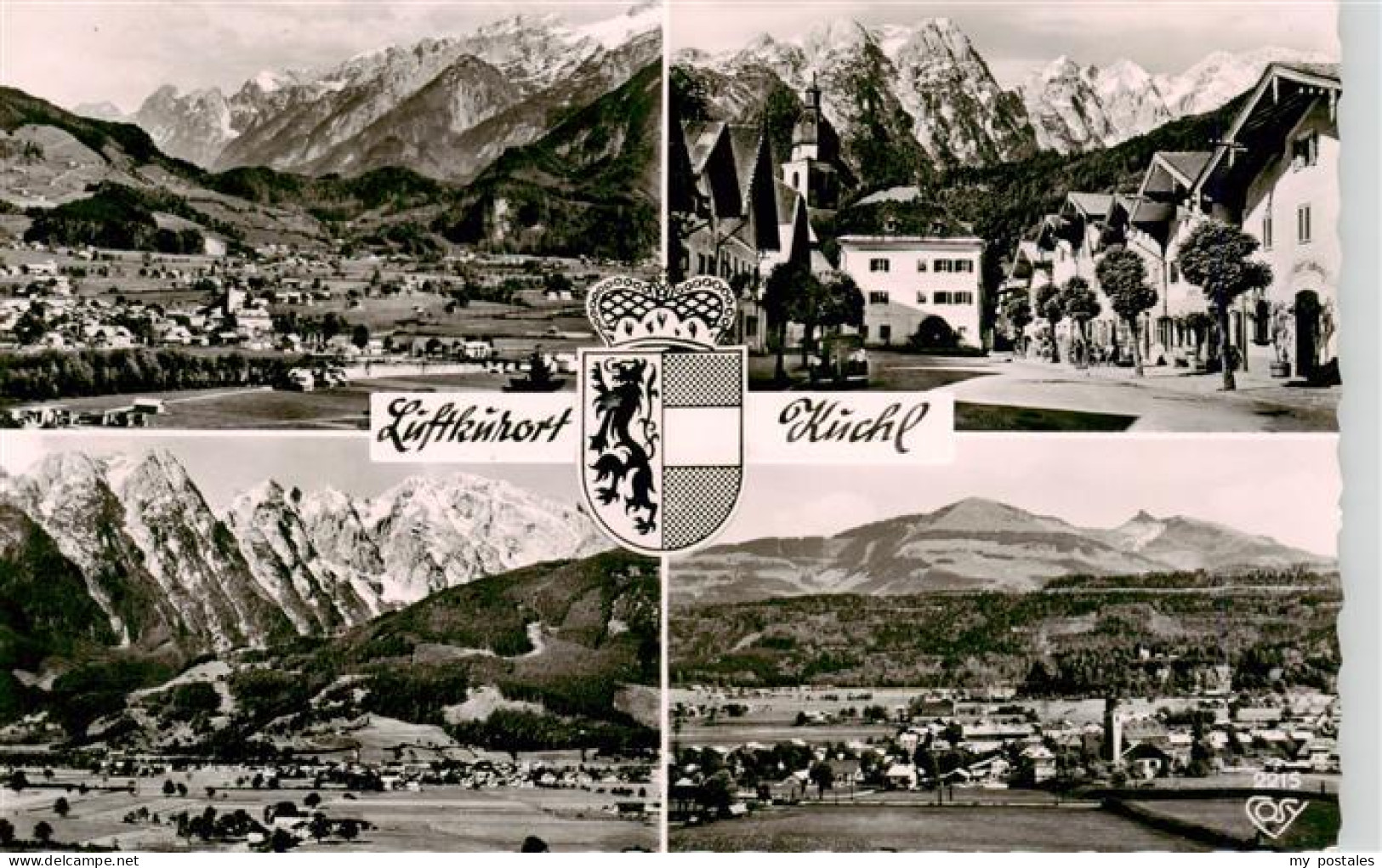 Kuchl Salzburg AT Panorama Ortspartie