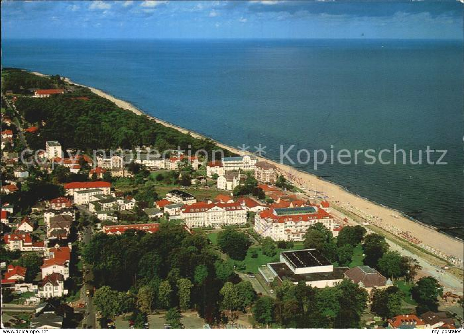 Kuehlungsborn Ostseebad Luftaufnahme