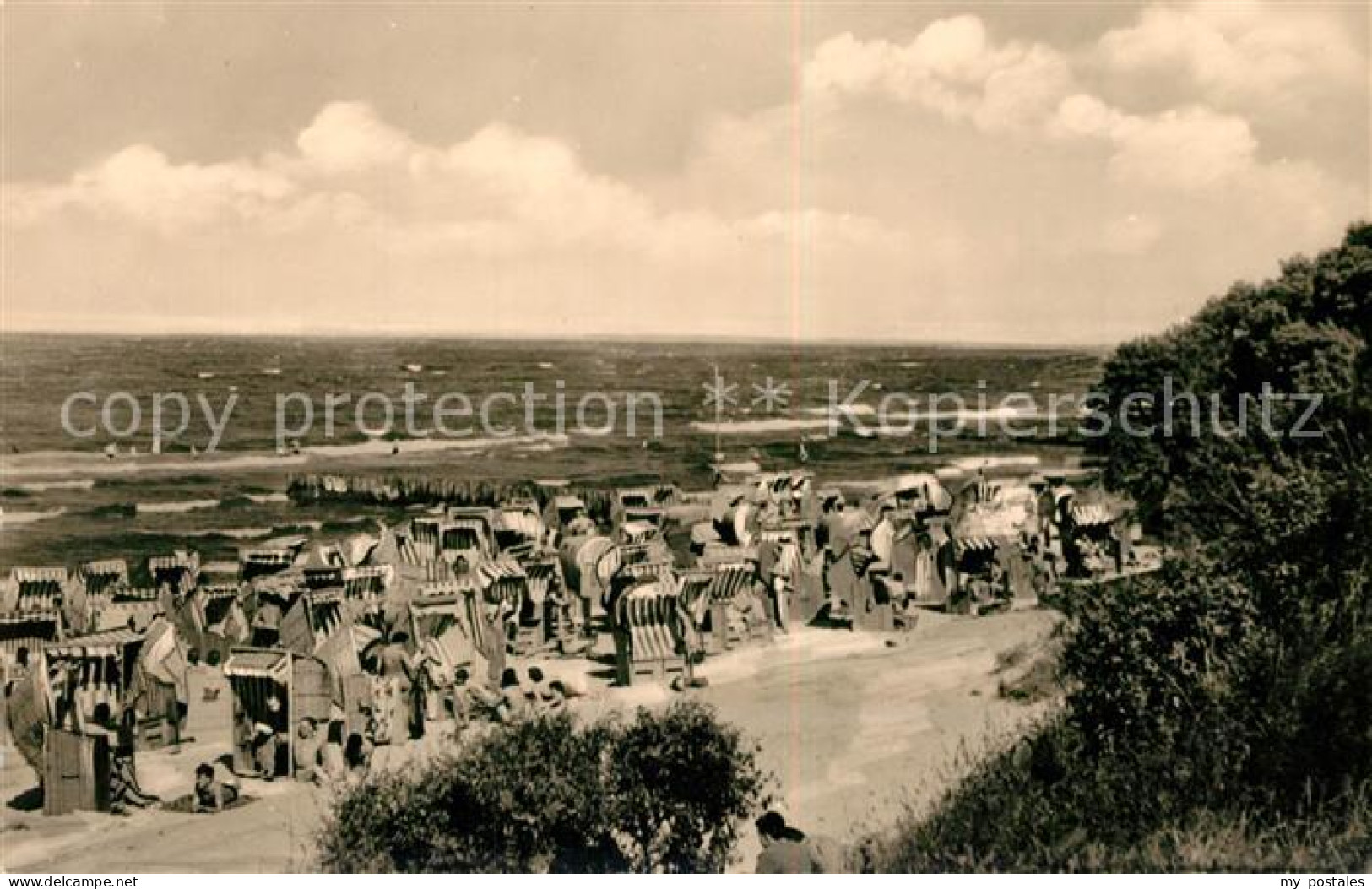 Kuehlungsborn Ostseebad Strandpartie