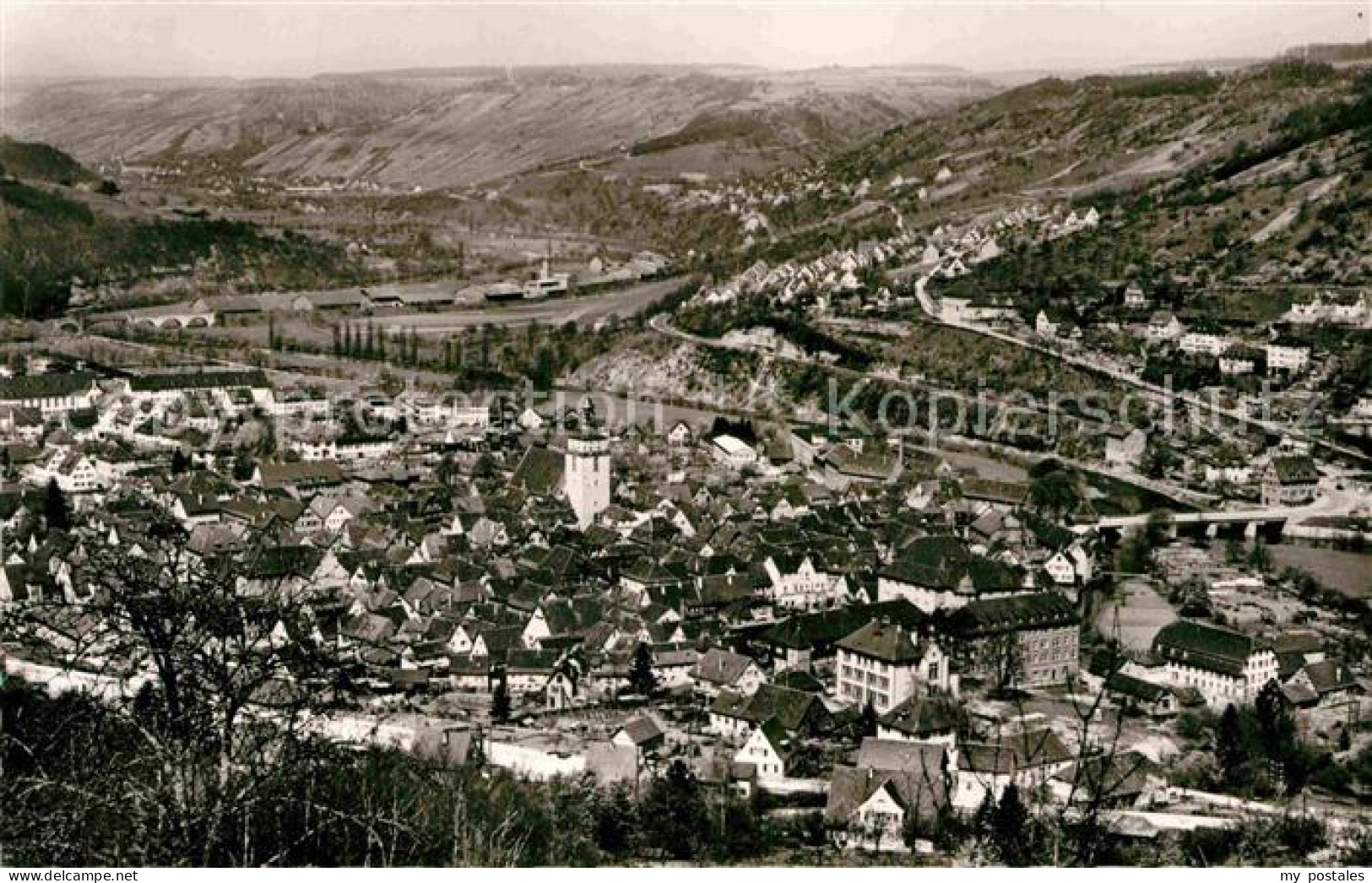 Kuenzelsau Fliegeraufnahme Kochertal