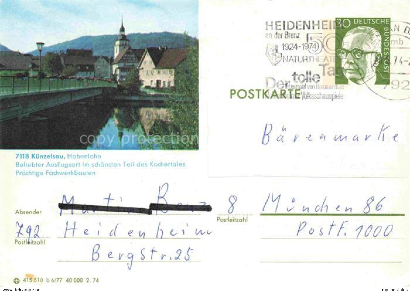 Kuenzelsau Partie am Kocher