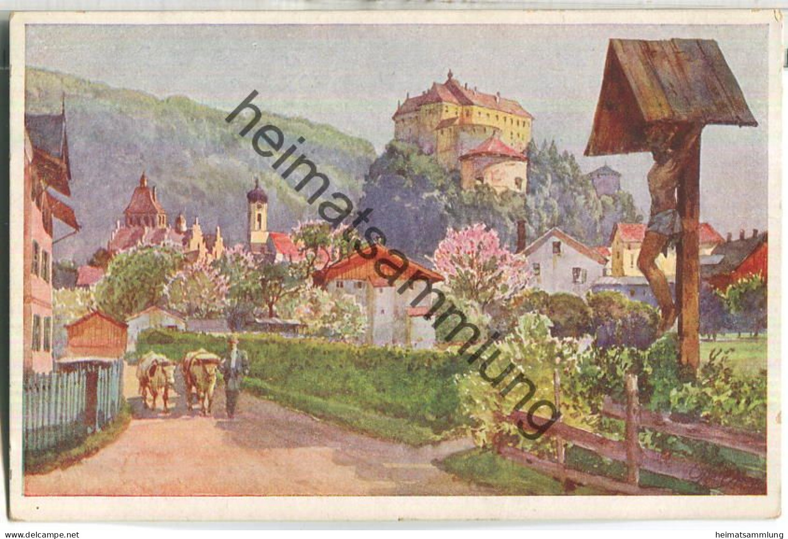 Kufstein - Künstlerkarte - Verlag Ed. Lippott Kufstein