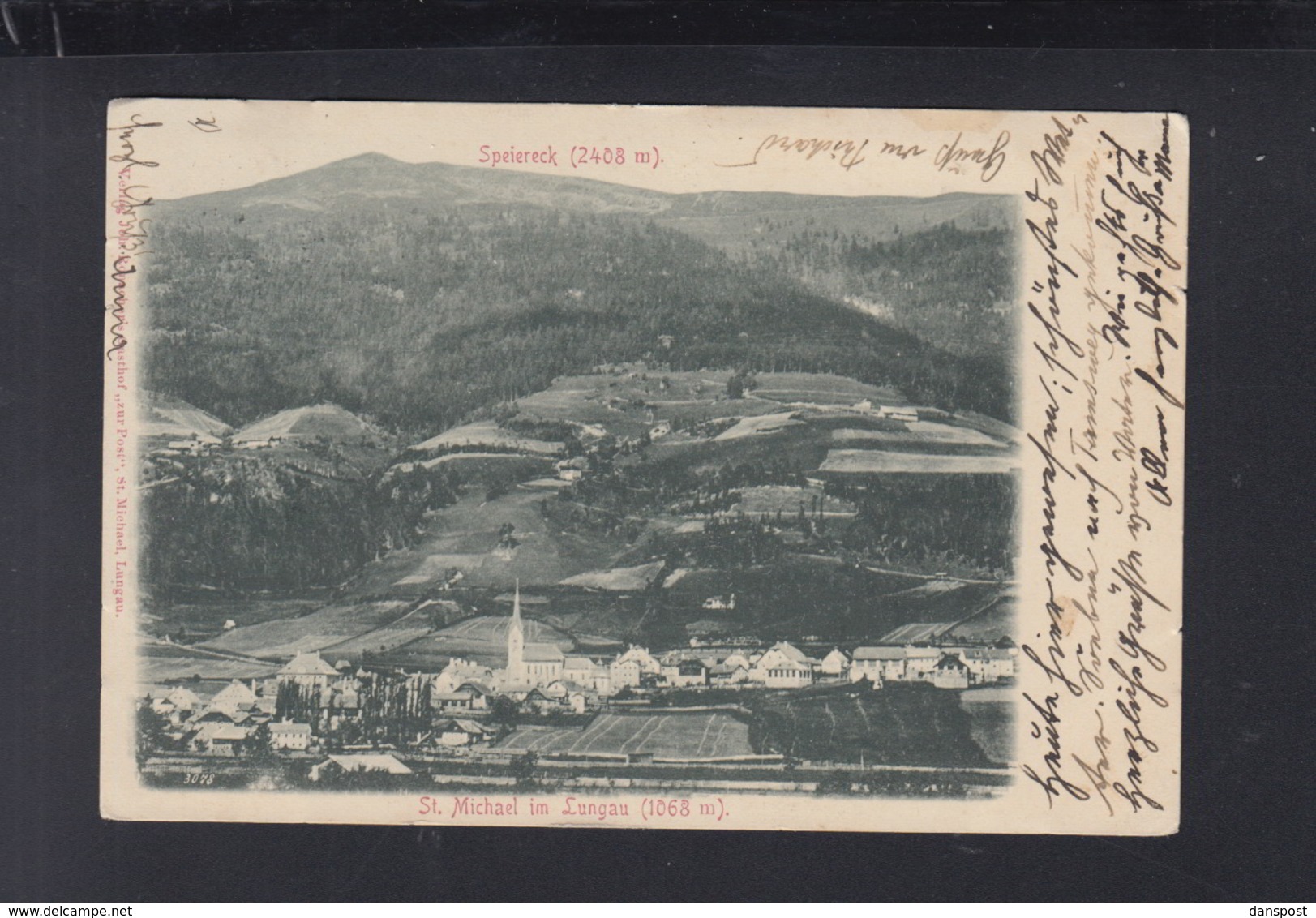 KuK AK Sankt Michael im Lungau 1903 gelaufen