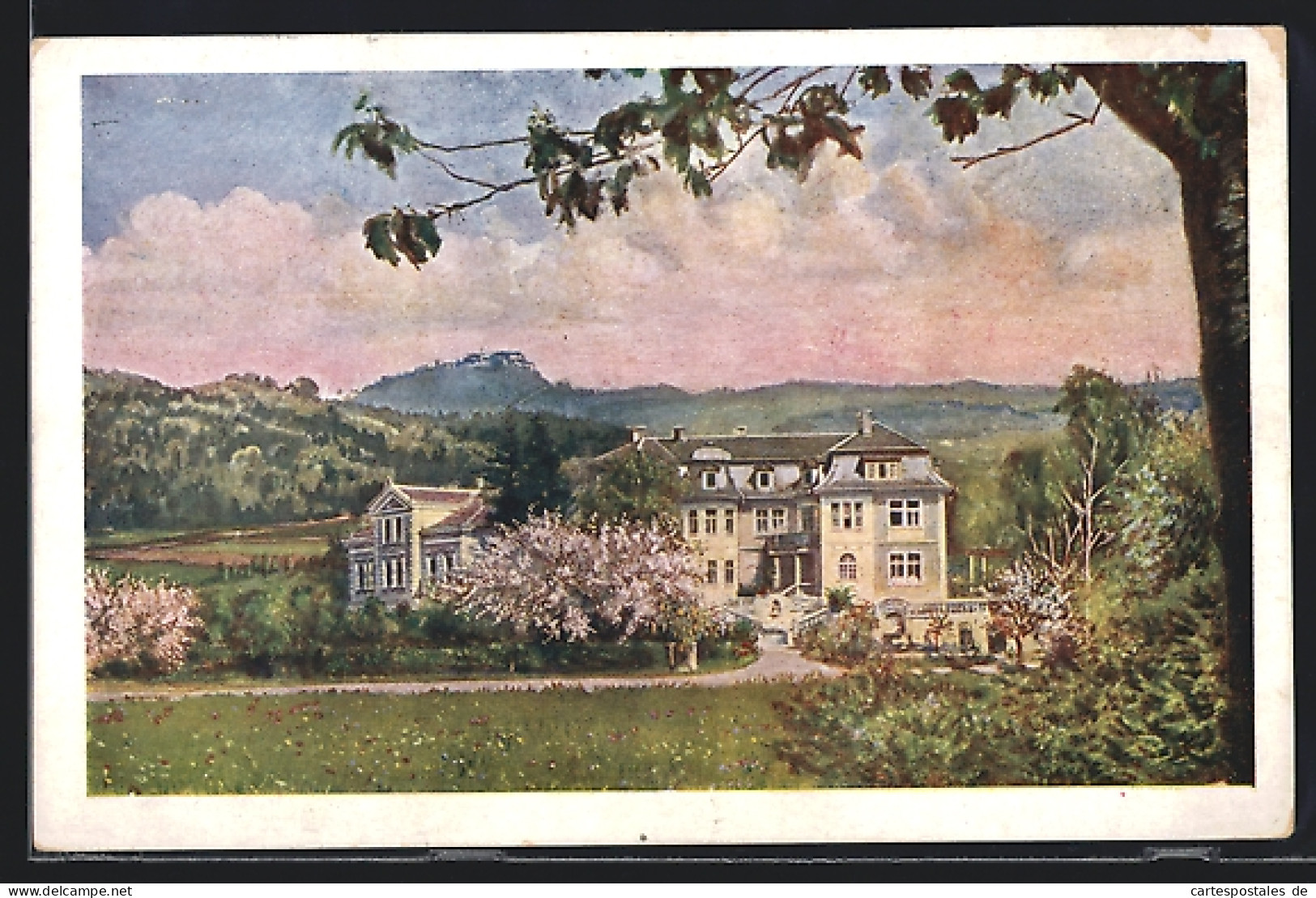 Künstler-AK Fehring, Hatzendorf, Heilstätte Dr. Lemperg