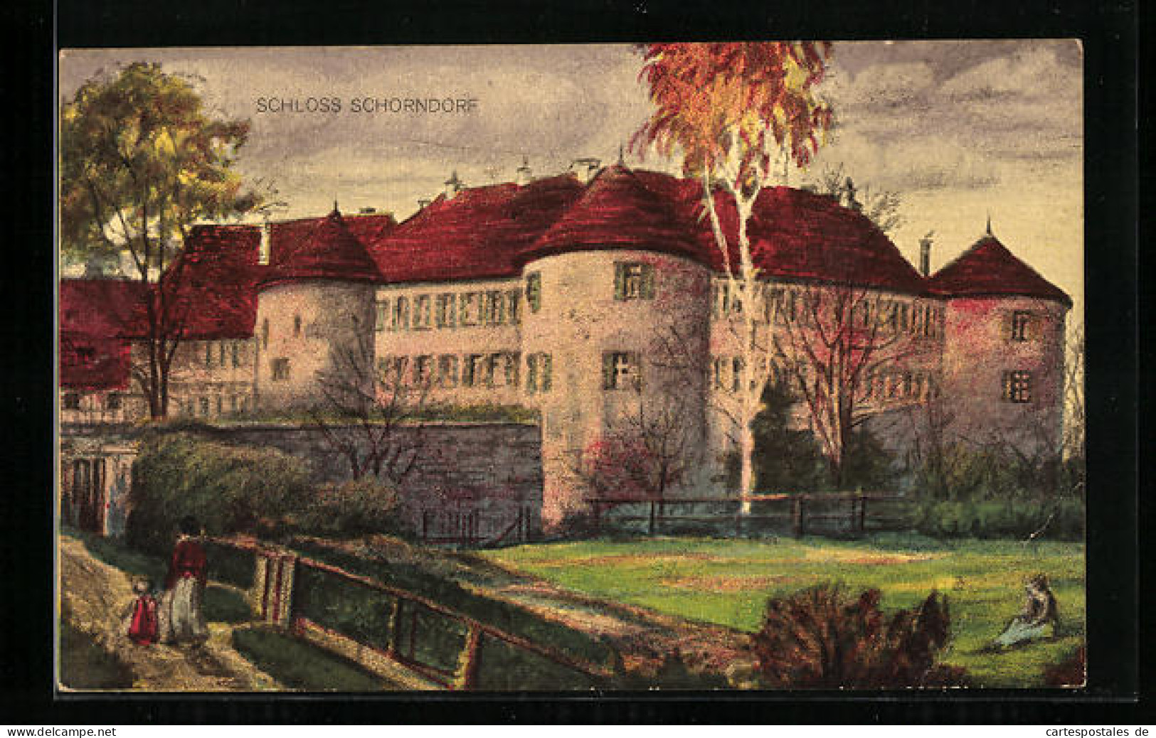 Künstler-AK Schorndorf, Schloss Schorndorf
