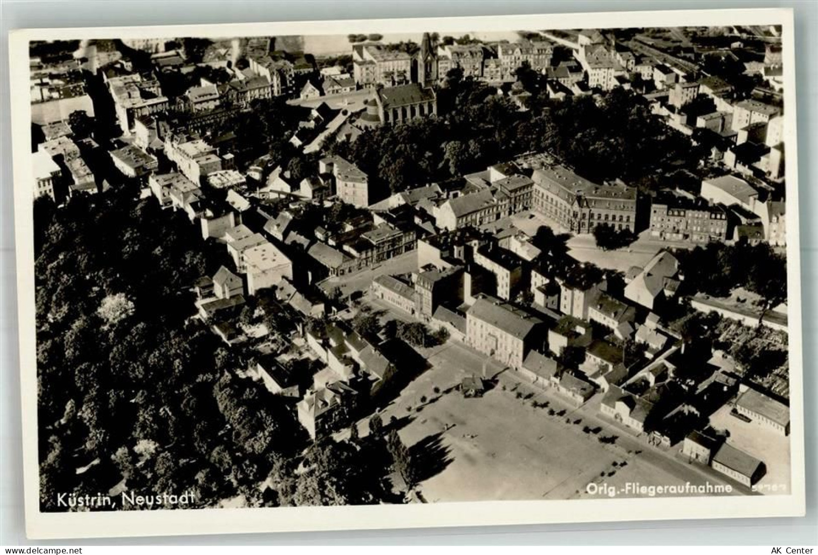 Küstrin Kostrzyn nad Odra 1940 Foto AK Fliegeraufnahme Strähle - 13307416