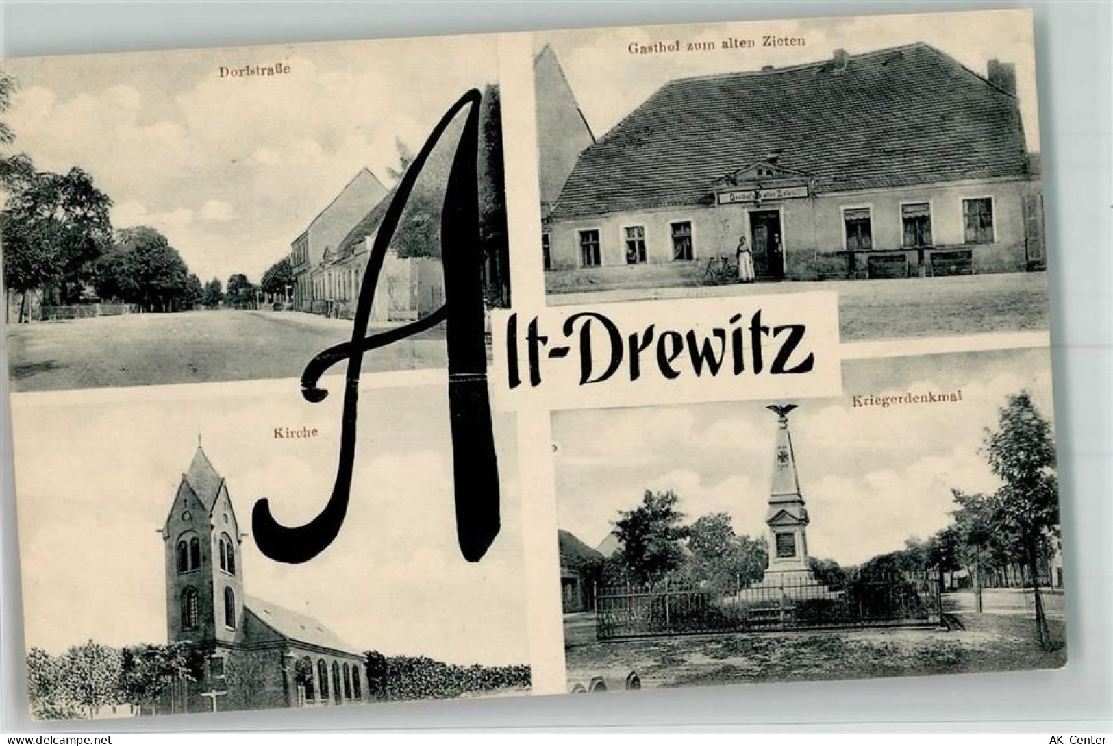 Küstrin Kostrzyn nad Odra - Alt-Drewitz Gasthaus Zum alten Zieten Kriege... - 13633553