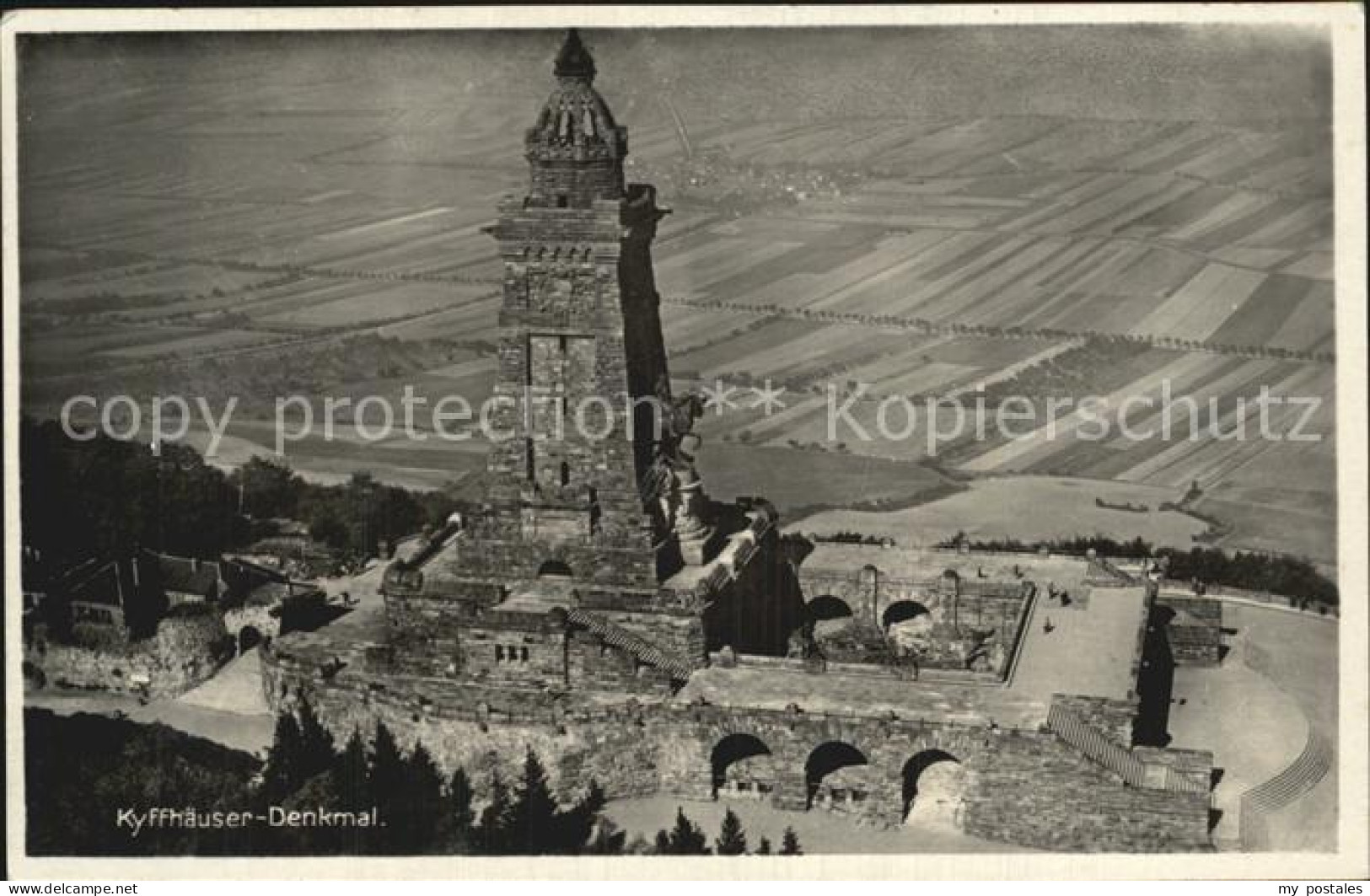Kyffhaeuser Denkmal Fliegeraufnahme