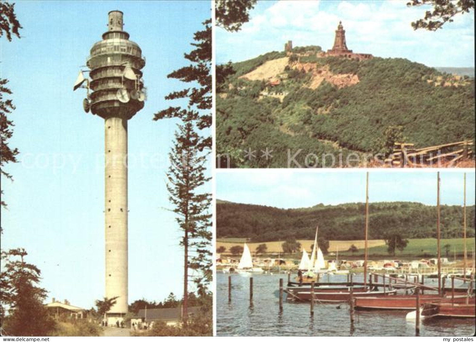 Kyffhaeuser Fernsehturm Denkmal Kulpenberg Talsperre Kelbra