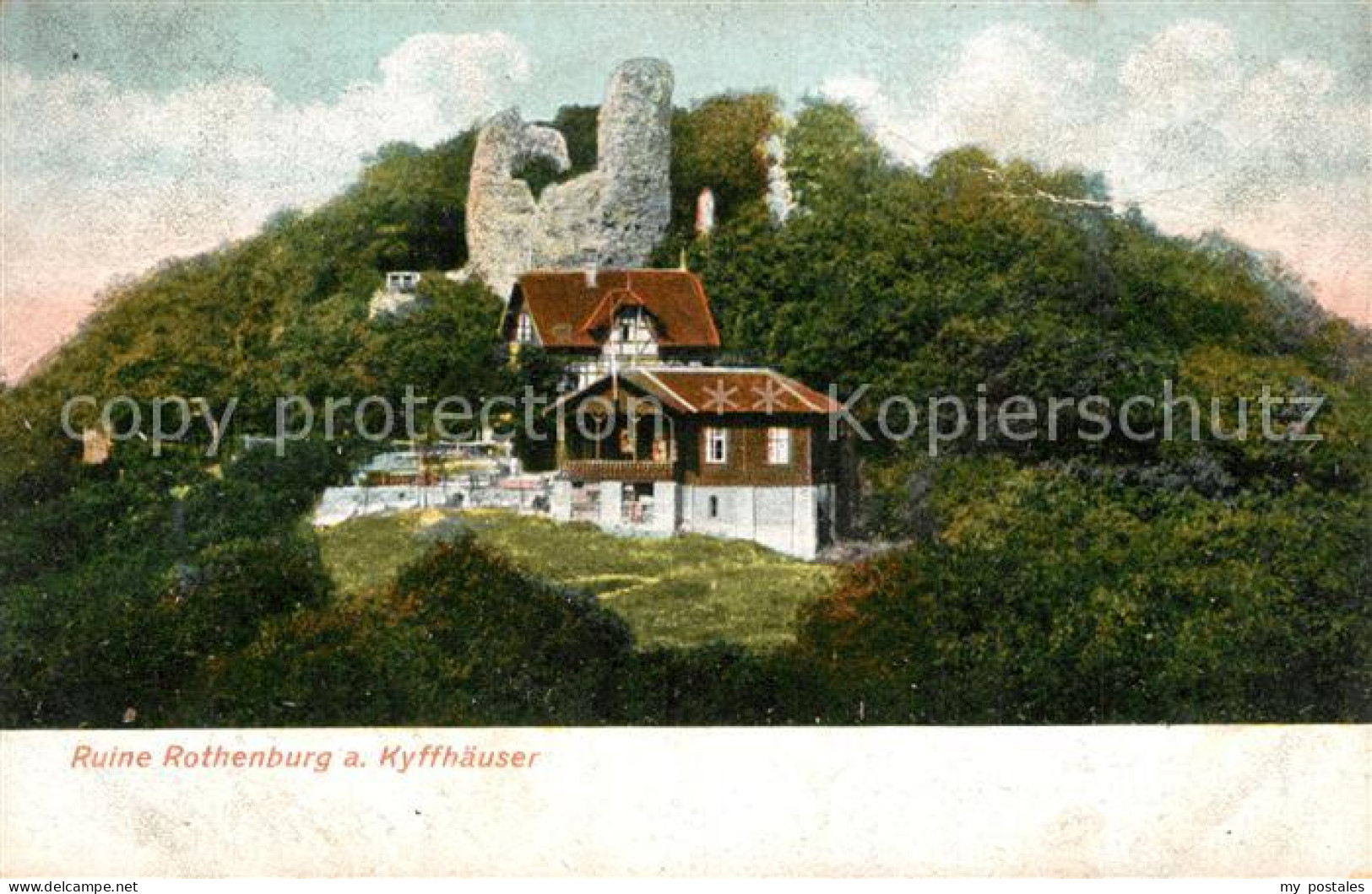Kyffhaeuser Ruine Rothenburg