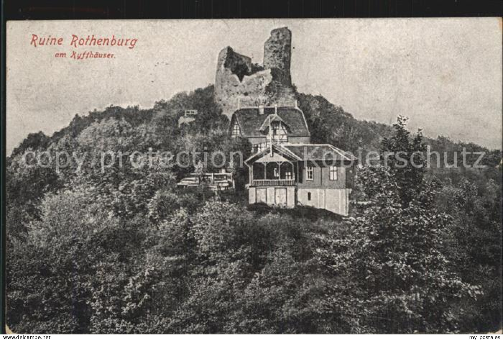 Kyffhaeuser Ruine Rothenburg