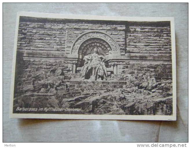 Kyffhäuser  - Kyffhäuser-Denkmal  -  Barbarossa   Richter's Hotel  Inh. Friedr. Schmidt Sittendorf  D81400
