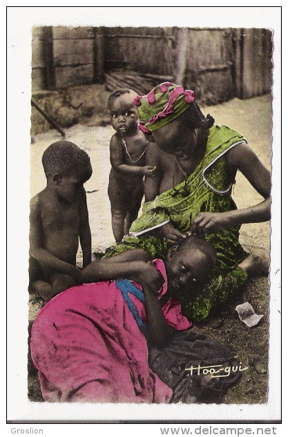 L´AFRIQUE EN COULEURS 290 SALON DE COIFFURE