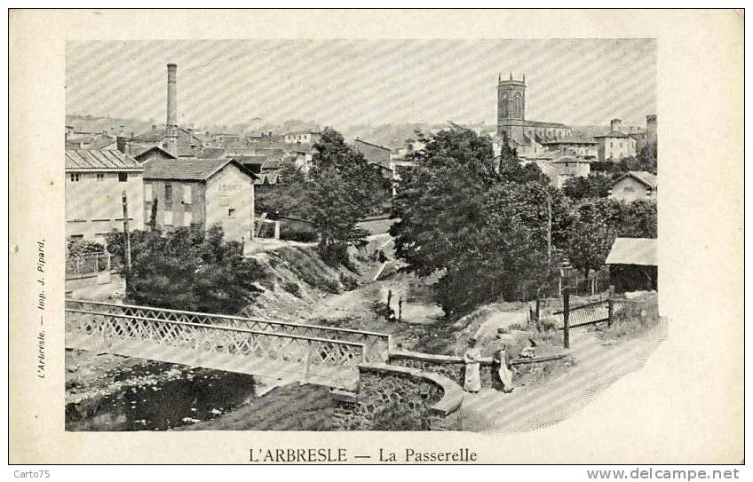 L'ARBRESLE 69 - Passerelle