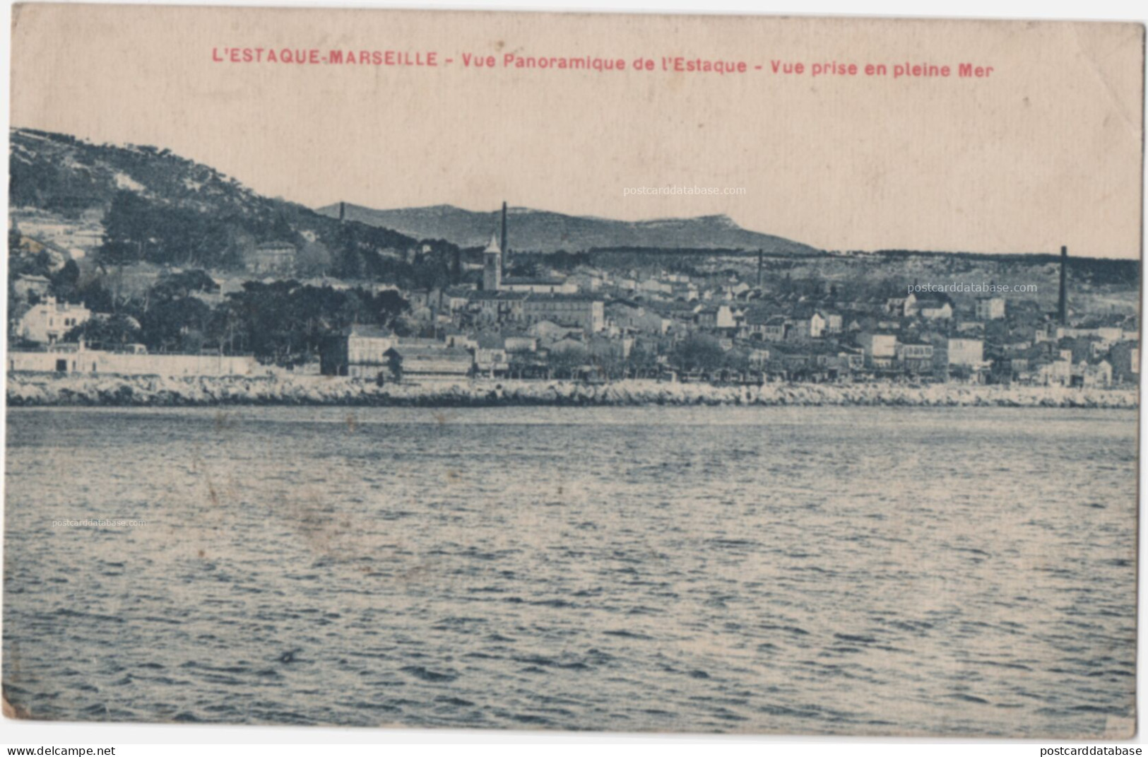 L'Estaque-Marseille - Vue panoramique de l'Estaque