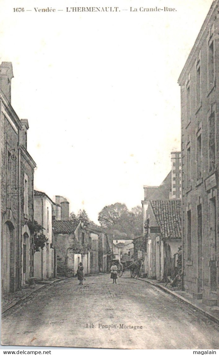 L'Hermenault : la grande rue