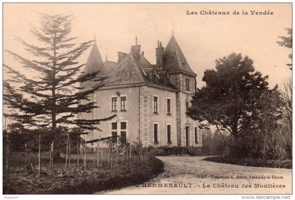 L'Hermenault : le château des Moulières