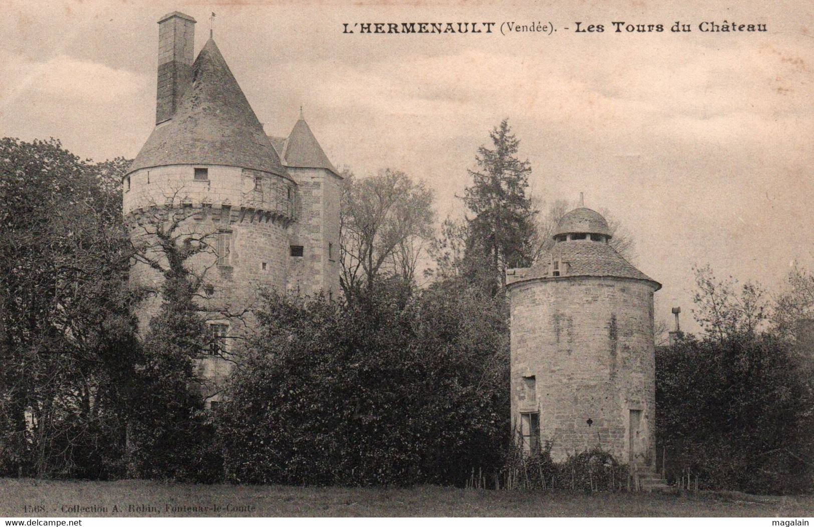 L'Hermenault : les tours du château